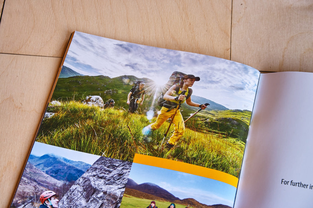 A fun photo of some hikers