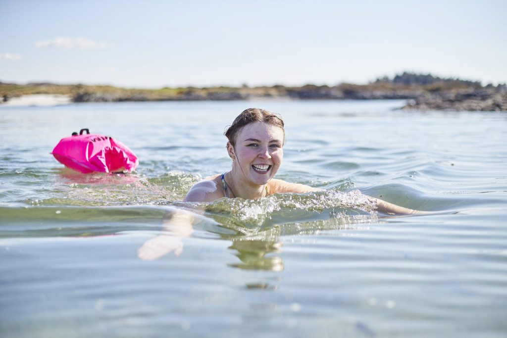 Sian McWalter Wild Swimming at Arisaig