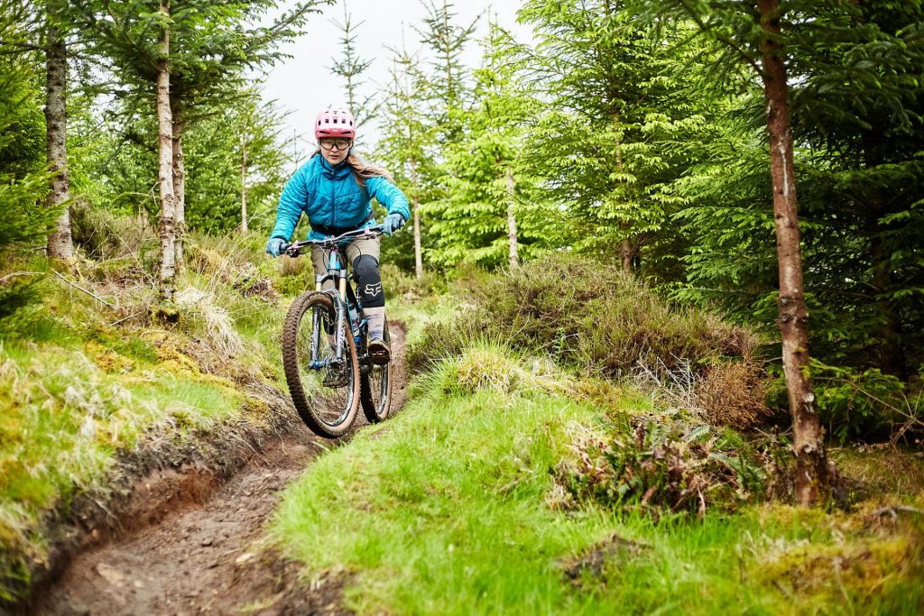 Mountain Biking Photography in Scottish Glen