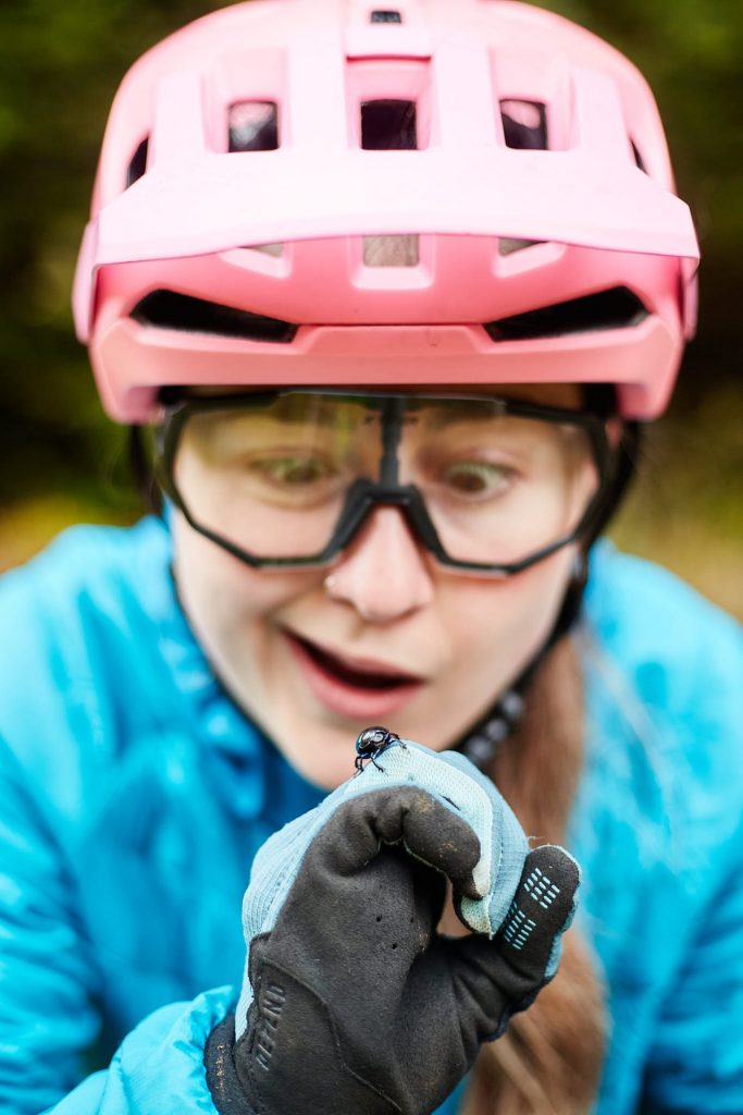 Mountain Biking Photography in Scottish Glen