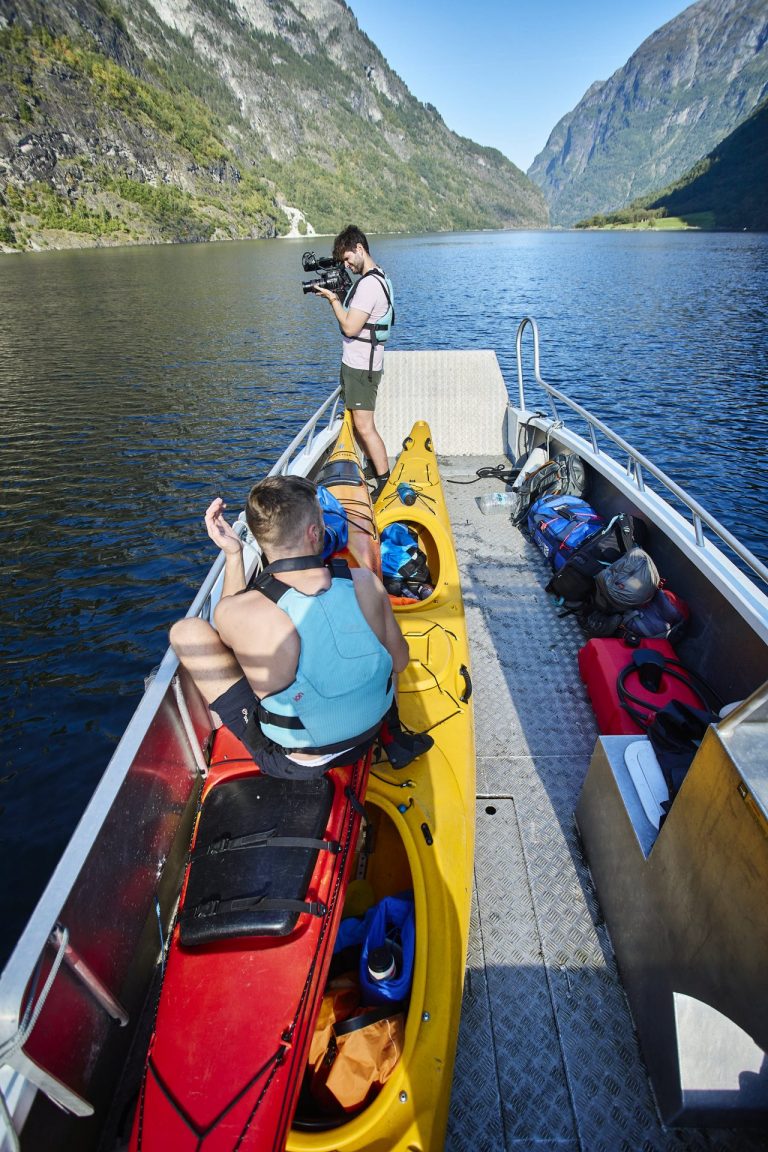 Filming for Much Better Adventures in Norway