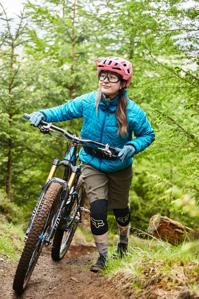 Mountain Biking Photography in Scottish Glen