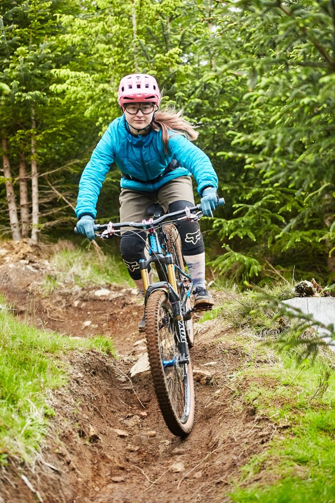 Mountain Biking Photography in Scottish Glen